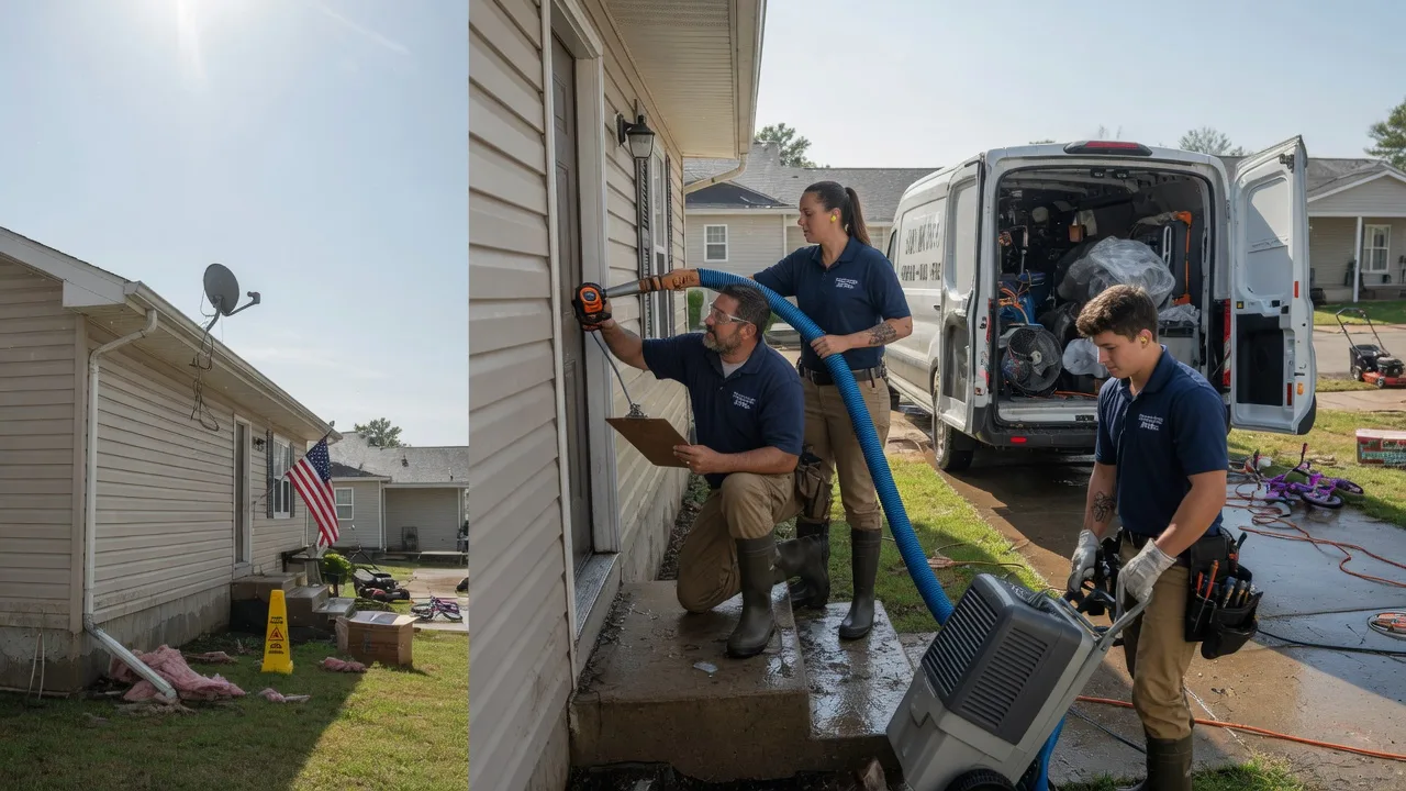 Ceiling Water Damage Restoration in Waterloo, NE near me